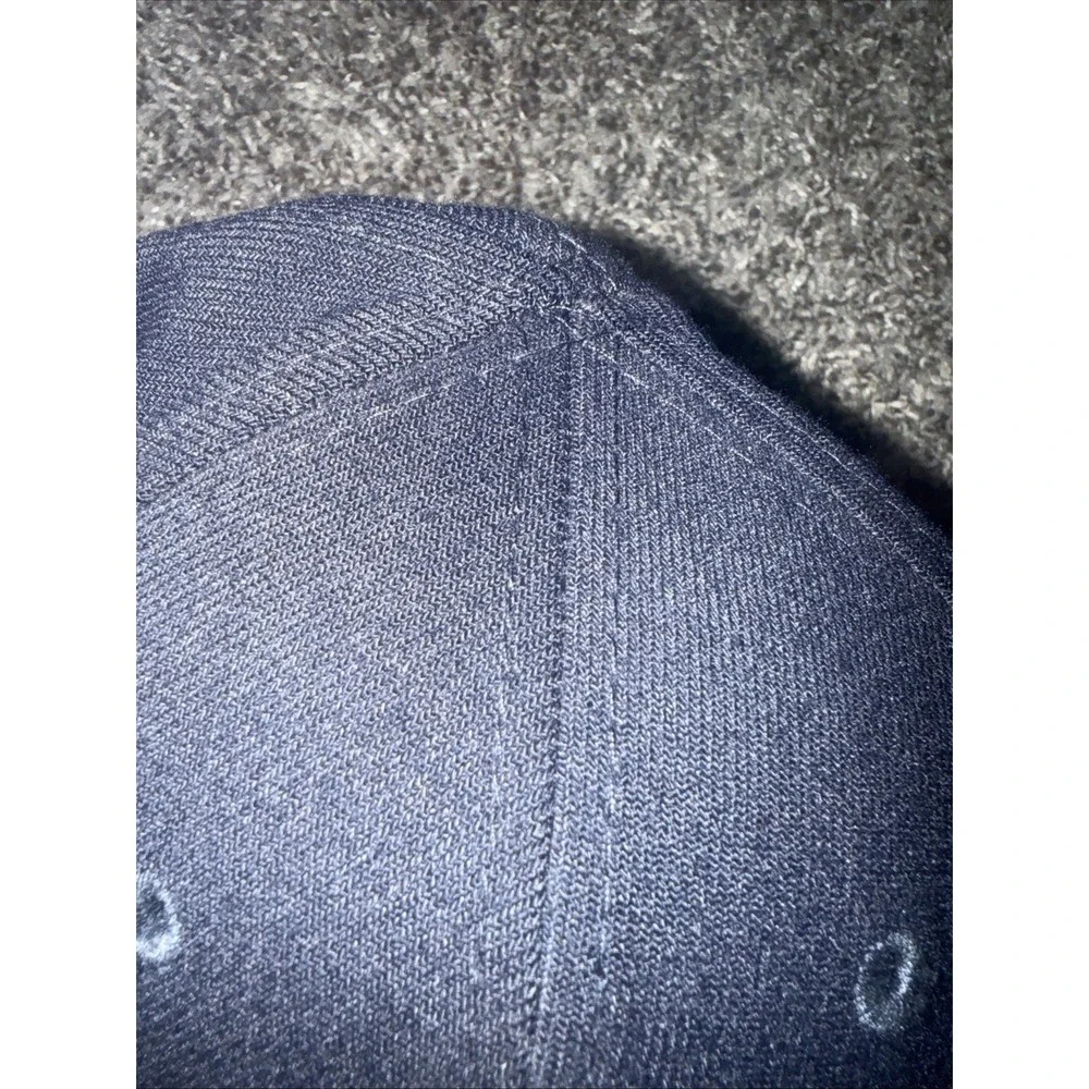 Cleveland Indians New Era 39‎ Thirty Adjustable Hat M/L W/Defect No Top Button